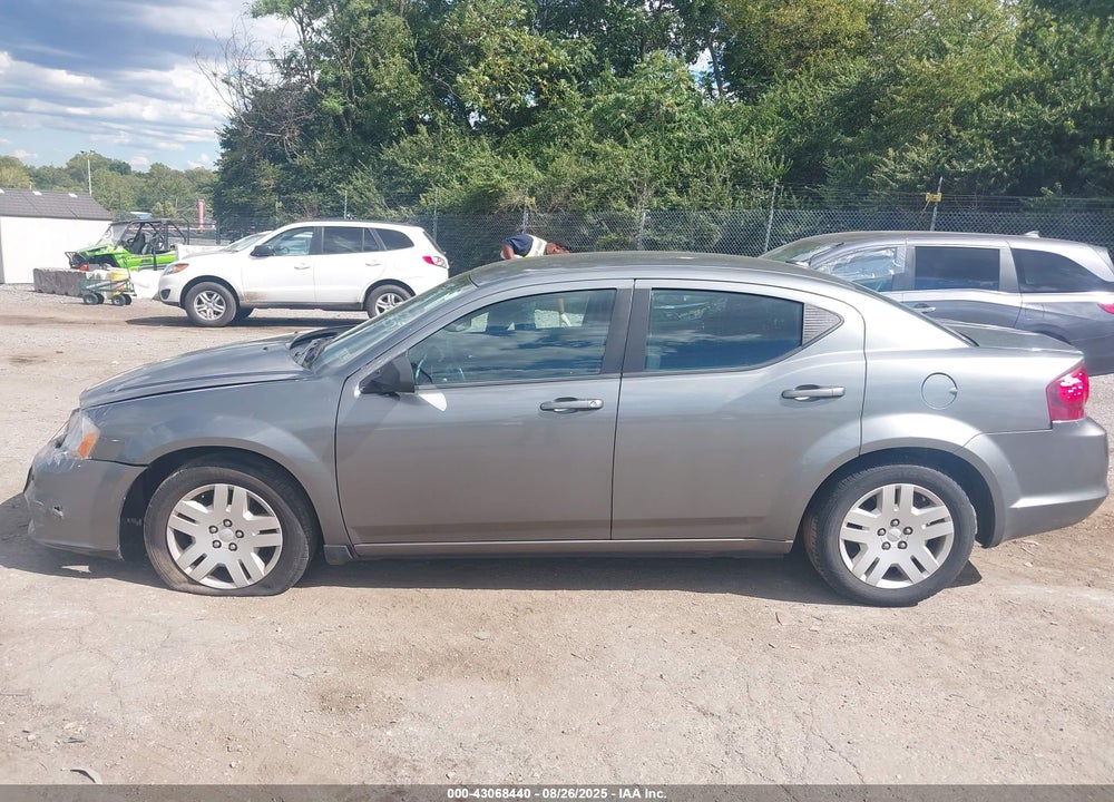2012 DODGE AVENGER VIN: 1C3CDZAB0CN111584