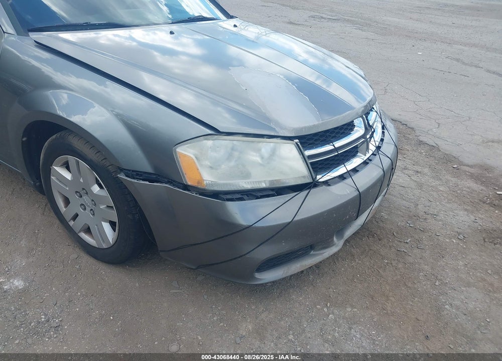 2012 DODGE AVENGER VIN: 1C3CDZAB0CN111584