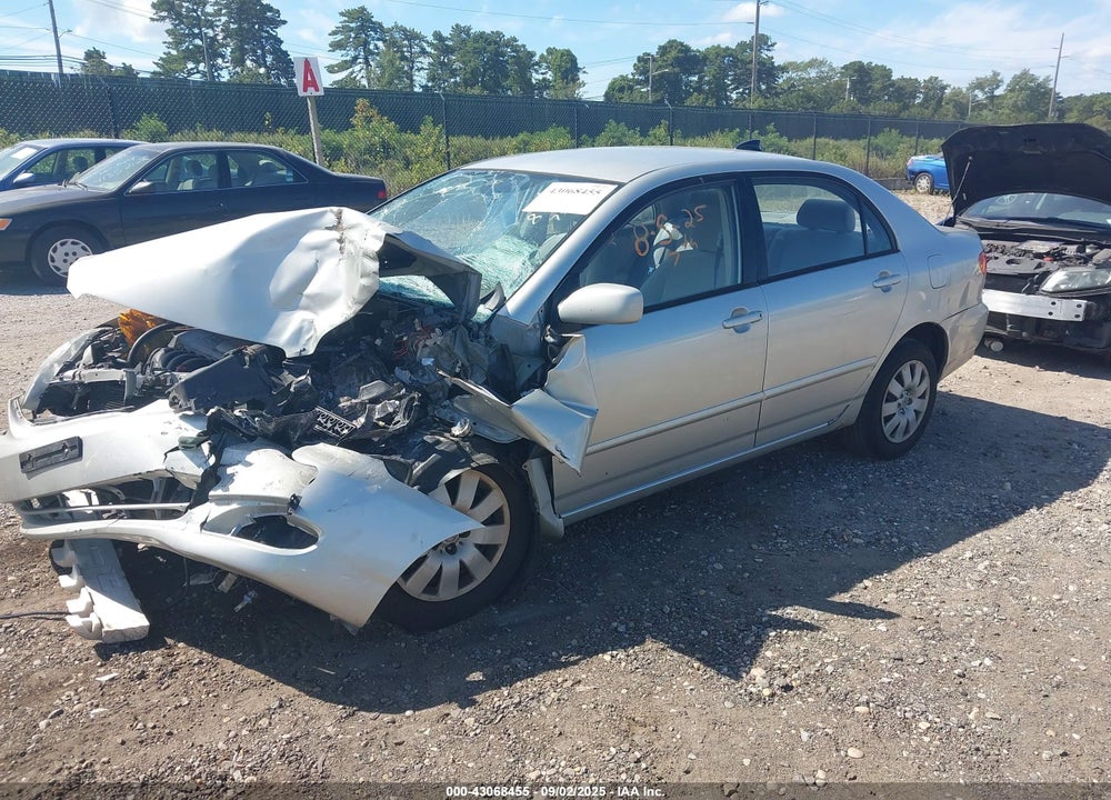 2003 TOYOTA COROLLA LE VIN: 2T1BR32E43C016835