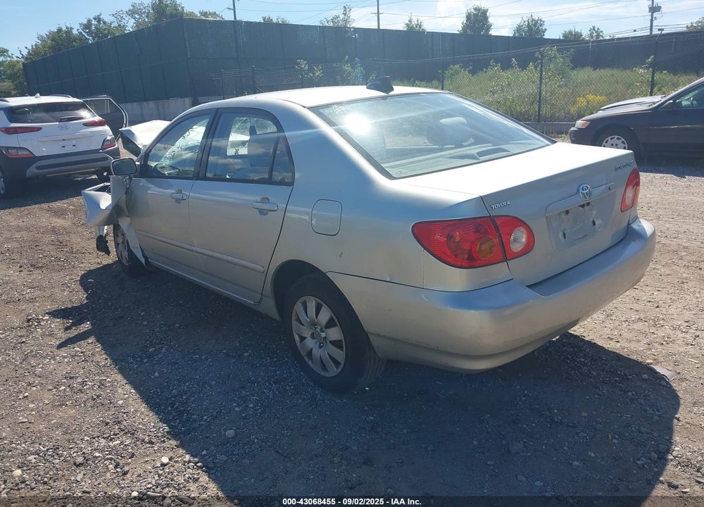 2003 TOYOTA COROLLA LE VIN: 2T1BR32E43C016835