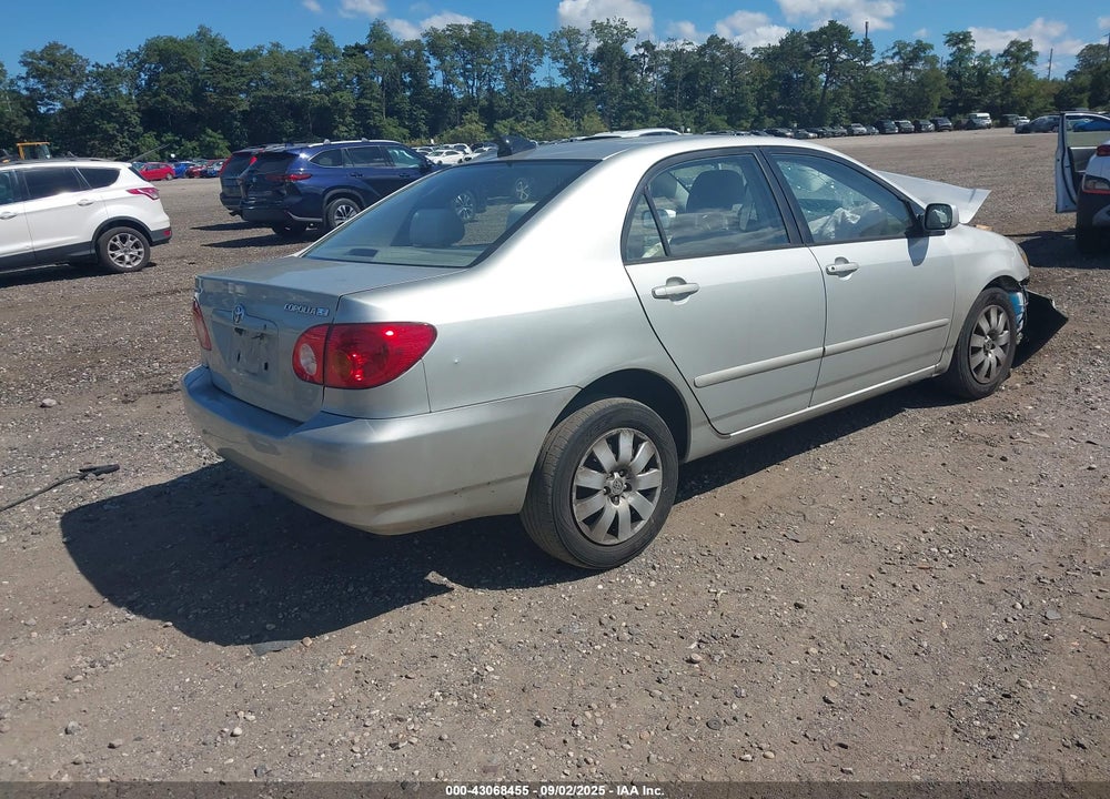 2003 TOYOTA COROLLA LE VIN: 2T1BR32E43C016835