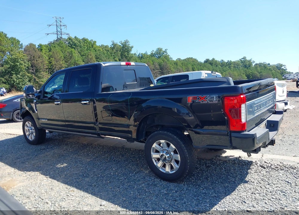 2018 FORD F-350 PLATINUM VIN: 1FT8W3BT3JEC75425