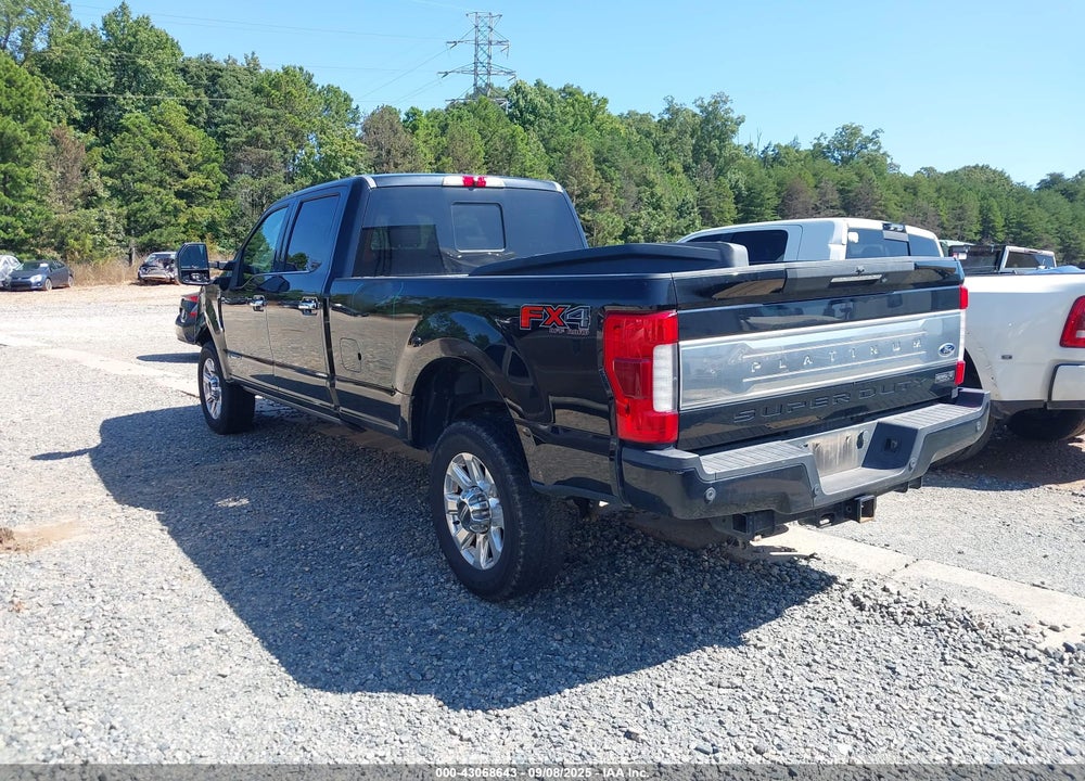 2018 FORD F-350 PLATINUM VIN: 1FT8W3BT3JEC75425