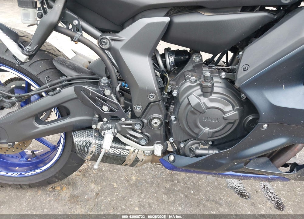 2022 YAMAHA YZFR7 VIN: JYARM38E7NA003147