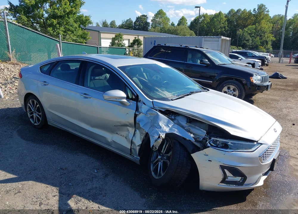 2019 FORD FUSION HYBRID TITANIUM VIN: 3FA6P0RU5KR273603