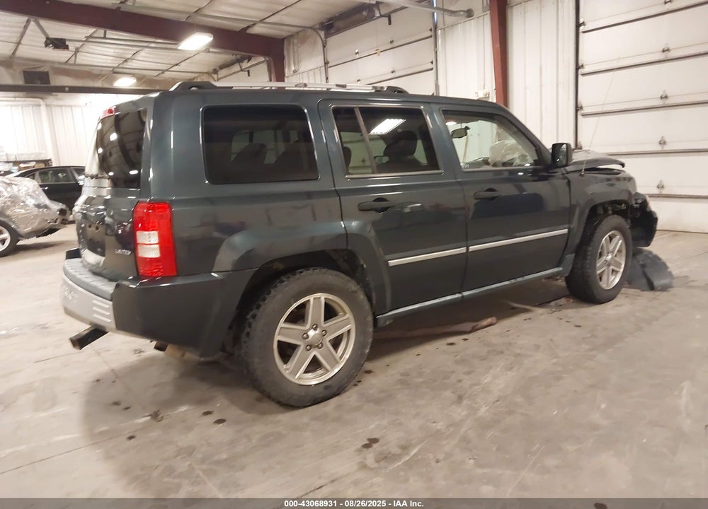 2008 JEEP PATRIOT LIMITED VIN: 1J8FF48W88D577588