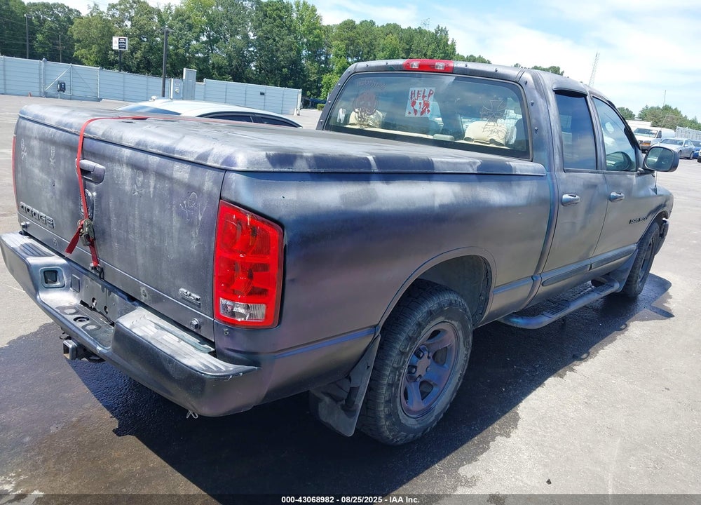 2004 DODGE RAM 1500 SLT/LARAMIE VIN: 1D7HA18D34S558017