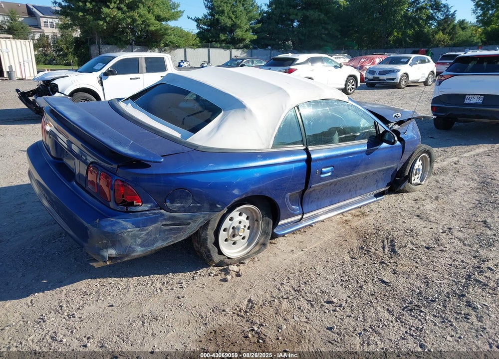 1996 FORD MUSTANG GT VIN: 1FALP45X3TF202313