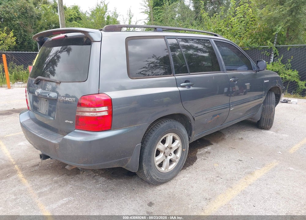 2002 TOYOTA HIGHLANDER LIMITED V6 VIN: JTEHF21AX20059110