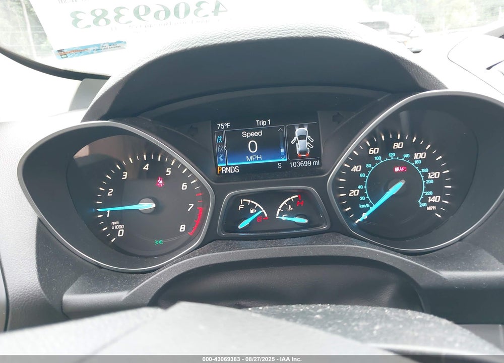 2016 FORD ESCAPE VIN: 1FMCU0G76GUB39813