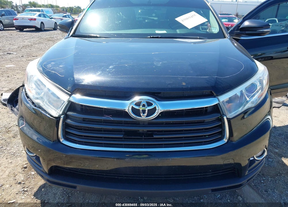 2016 TOYOTA HIGHLANDER VIN: 5TDJKRFH5GS356144