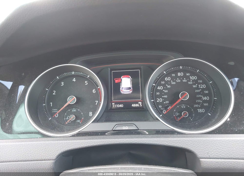 2018 VOLKSWAGEN GOLF VIN: 3VW447AU4JM266620