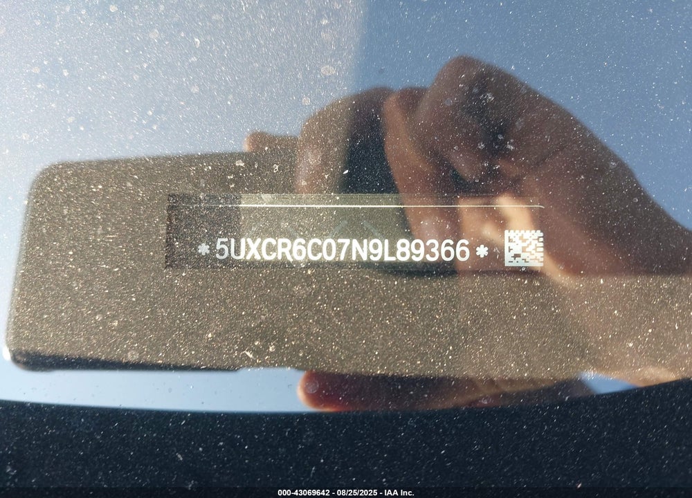 2022 BMW X5 VIN: 5UXCR6C07N9L89366