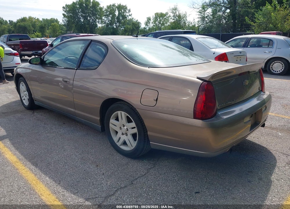 2006 CHEVROLET MONTE CARLO LT VIN: 2G1WK151369287918