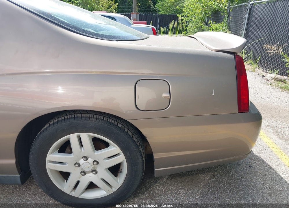 2006 CHEVROLET MONTE CARLO LT VIN: 2G1WK151369287918