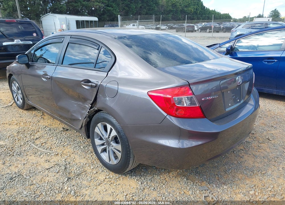 2012 HONDA CIVIC VIN: 19XFB2F54CE359785