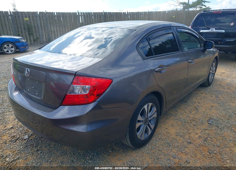 2012 HONDA CIVIC VIN: 19XFB2F54CE359785