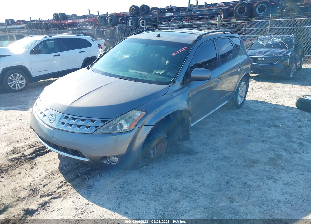 2007 NISSAN MURANO SL VIN: JN8AZ08T27W511486