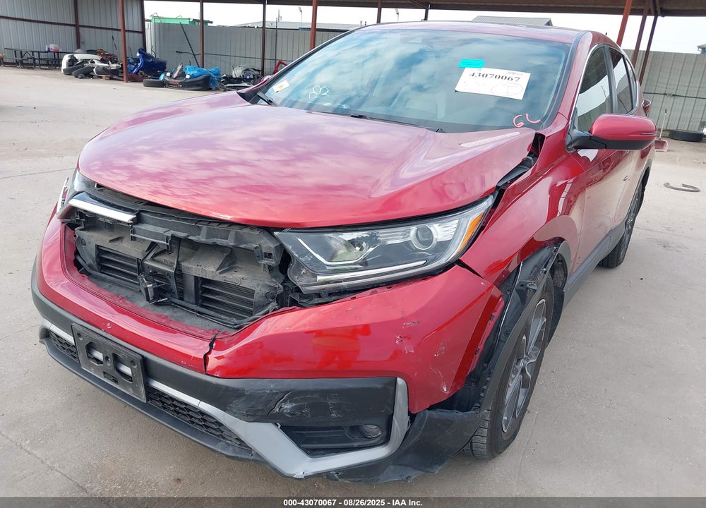 2021 HONDA CR-V 2WD EX-L VIN: 5J6RW1H8XMA006484
