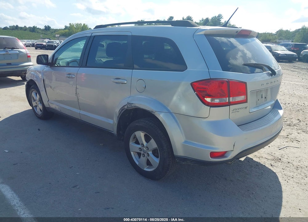 2012 DODGE JOURNEY SXT VIN: 3C4PDDBG3CT143861