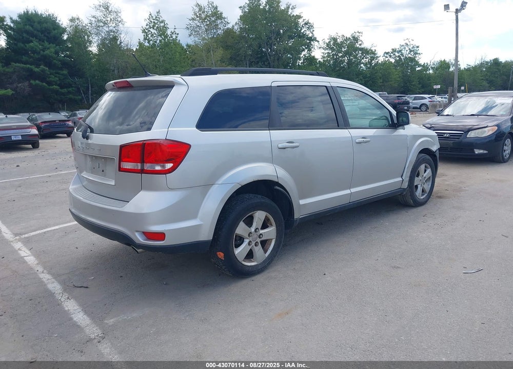2012 DODGE JOURNEY SXT VIN: 3C4PDDBG3CT143861