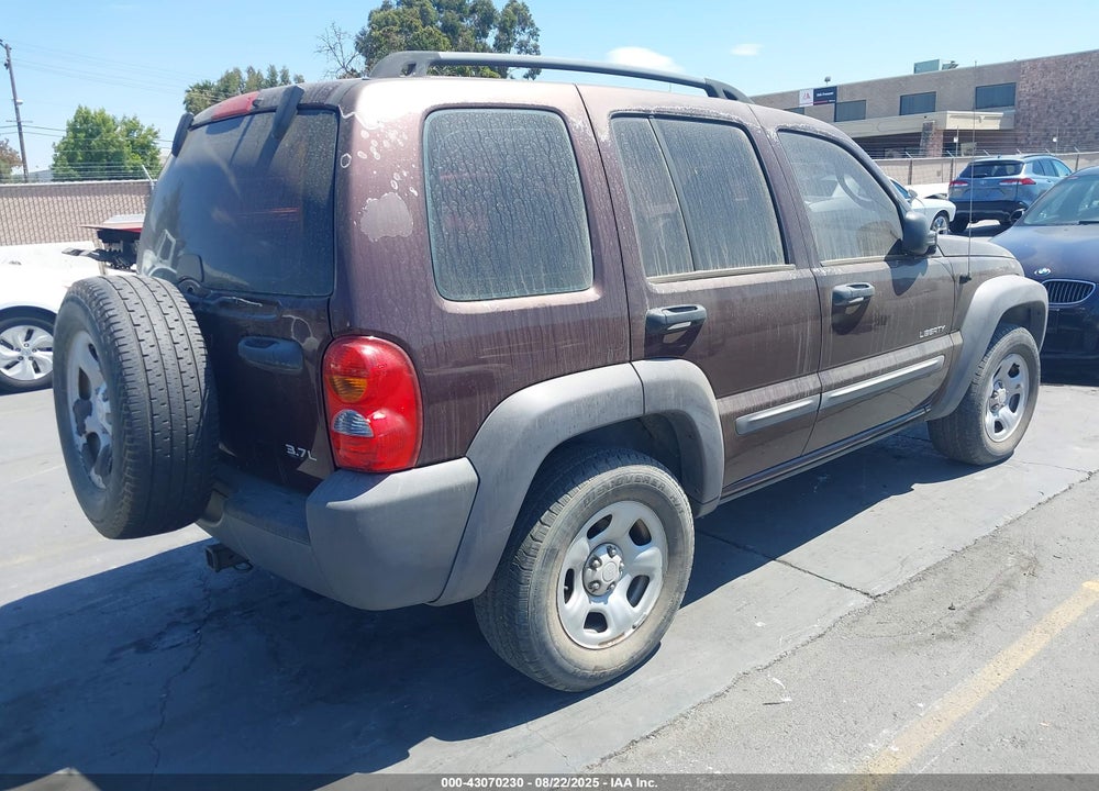 2004 JEEP LIBERTY SPORT VIN: 1J4GL48K04W148861