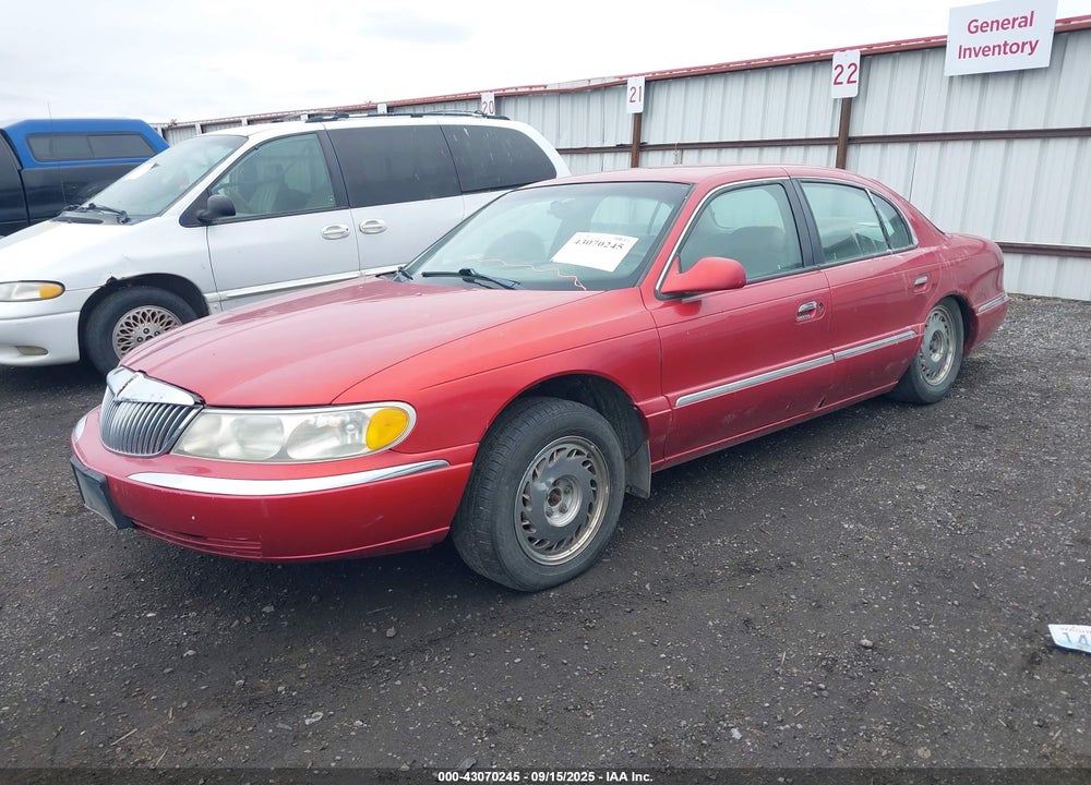 1998 LINCOLN CONTINENTAL VIN: 1LNFM97V6WY670047