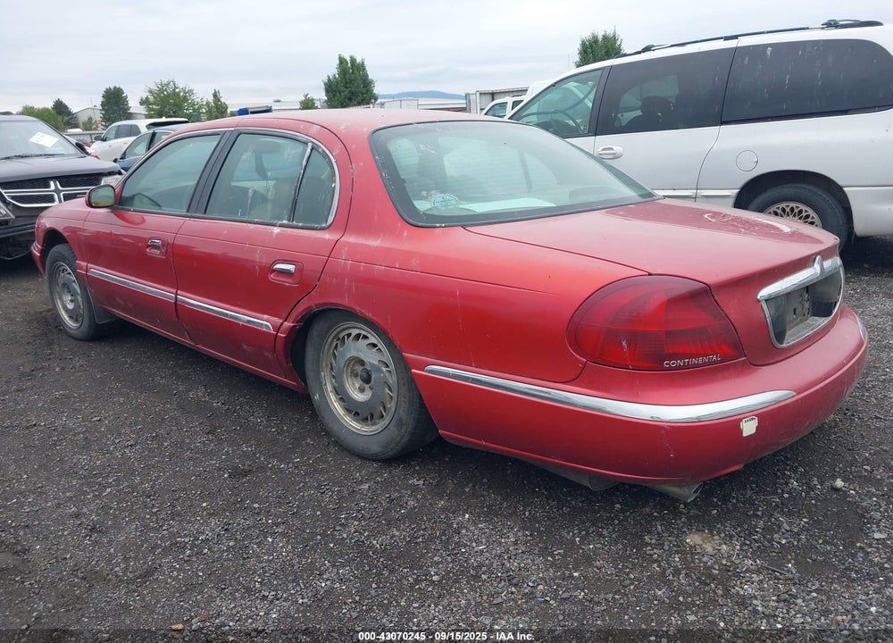 1998 LINCOLN CONTINENTAL VIN: 1LNFM97V6WY670047