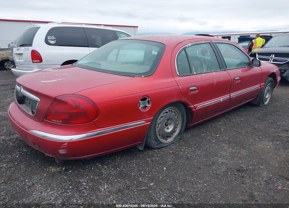 1998 LINCOLN CONTINENTAL VIN: 1LNFM97V6WY670047
