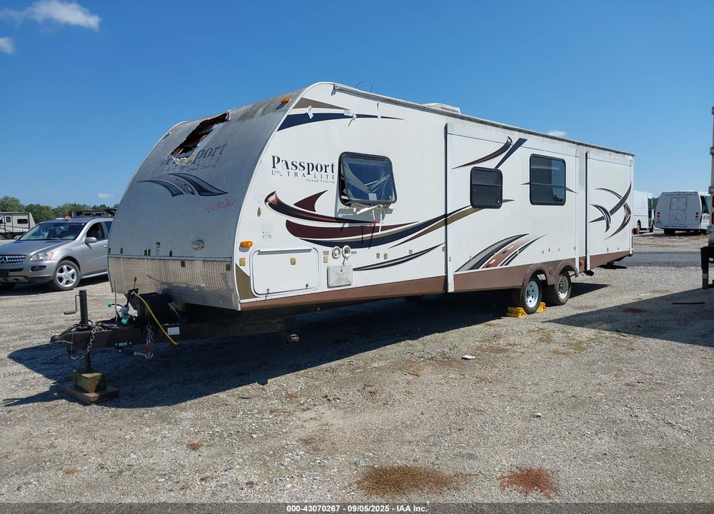 2013 KEYSTONE PASSPORT VIN: 4YDT32225DT413824