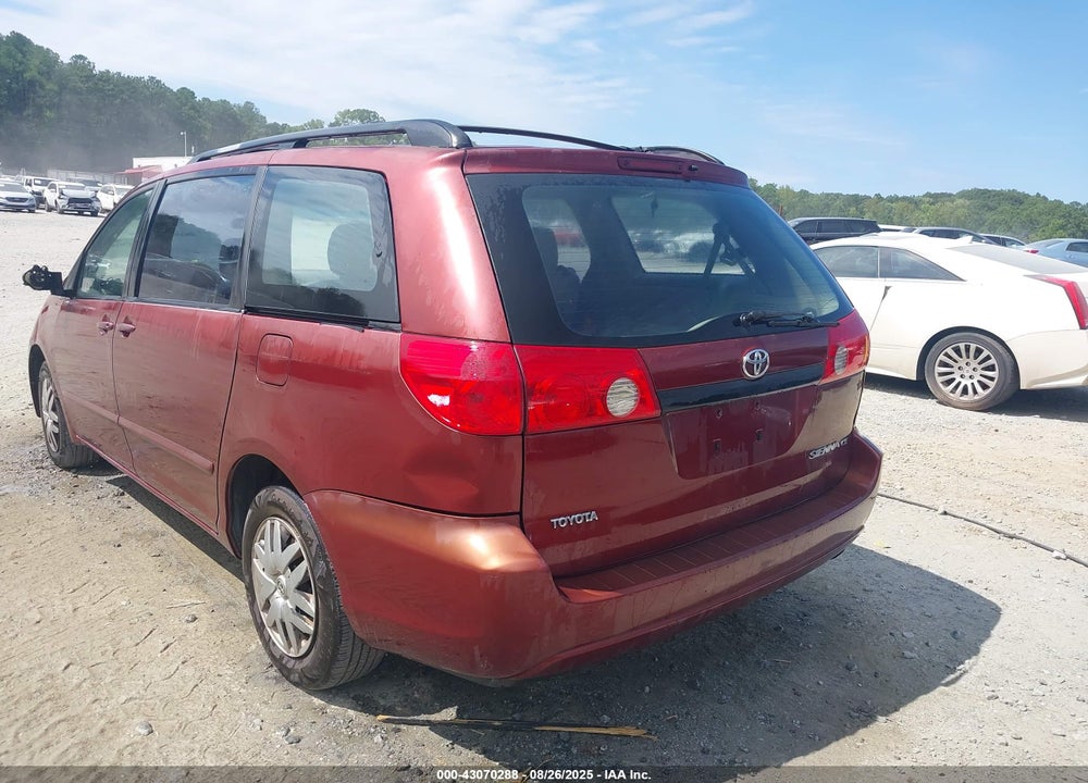 2007 TOYOTA SIENNA CE VIN: 5TDZK23C97S074592