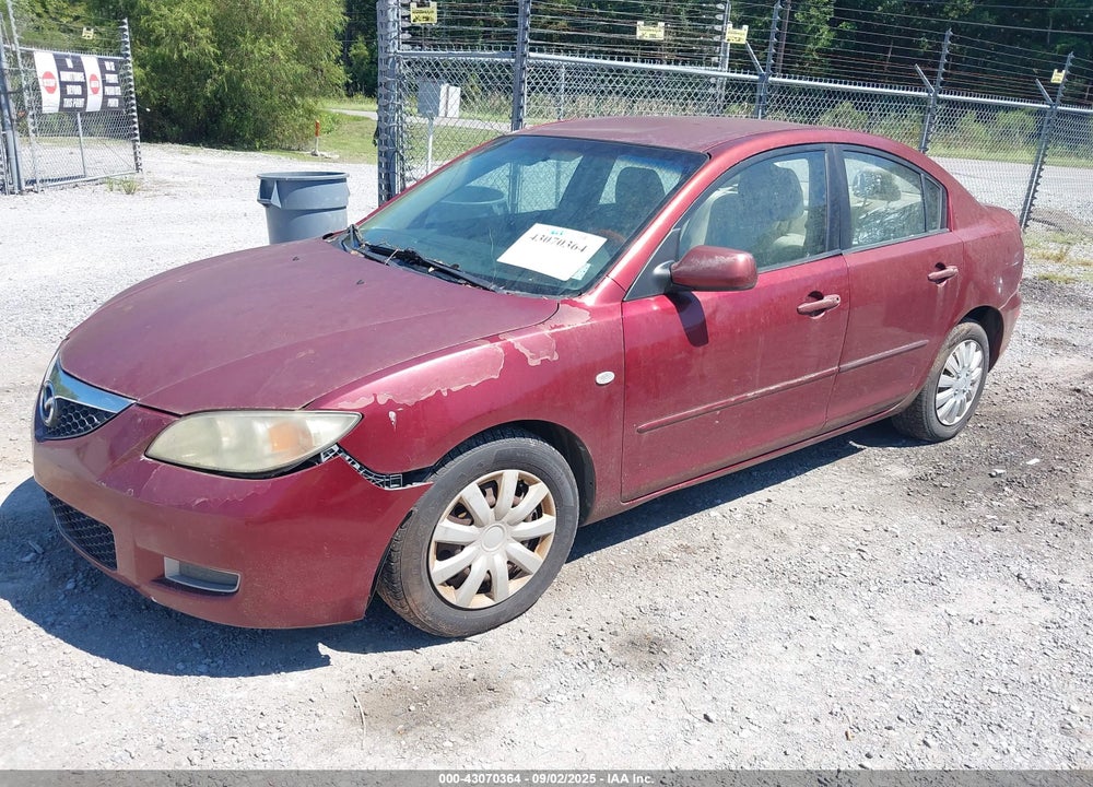 2008 MAZDA 3 I SPORT VIN: JM1BK12F581140402