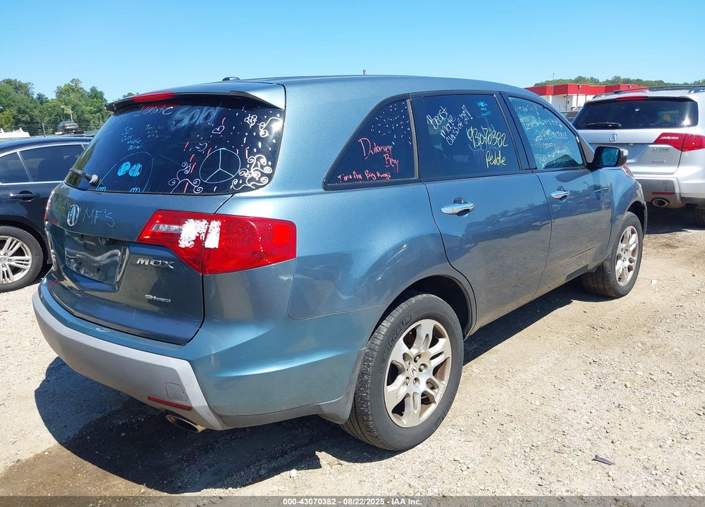 2007 ACURA MDX TECHNOLOGY PACKAGE VIN: 2HNYD28307H541762