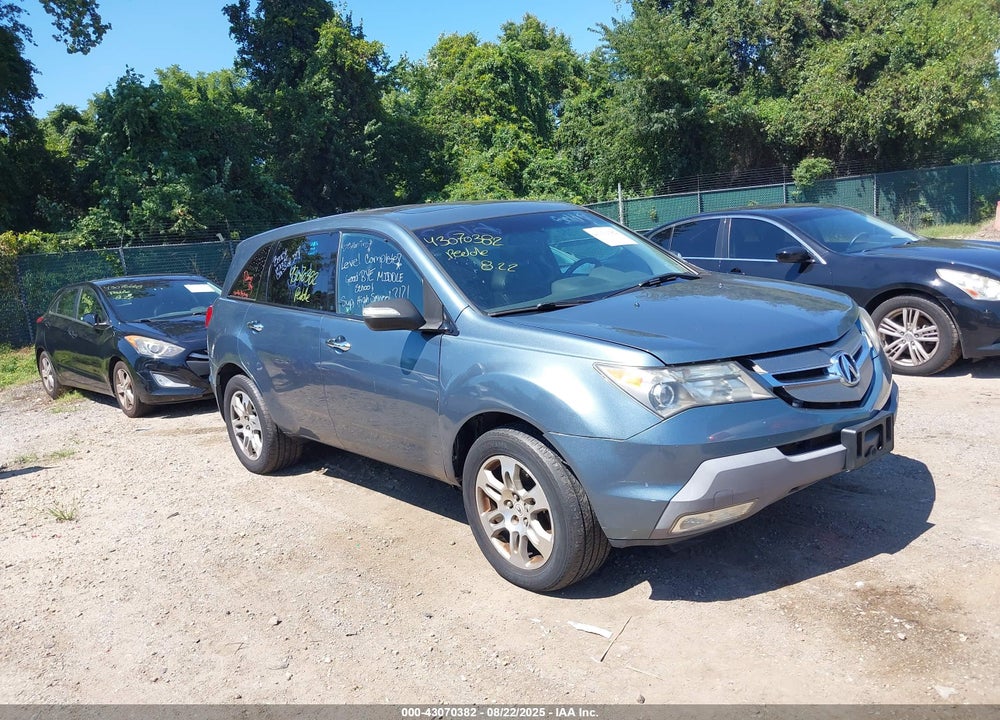 2007 ACURA MDX TECHNOLOGY PACKAGE VIN: 2HNYD28307H541762