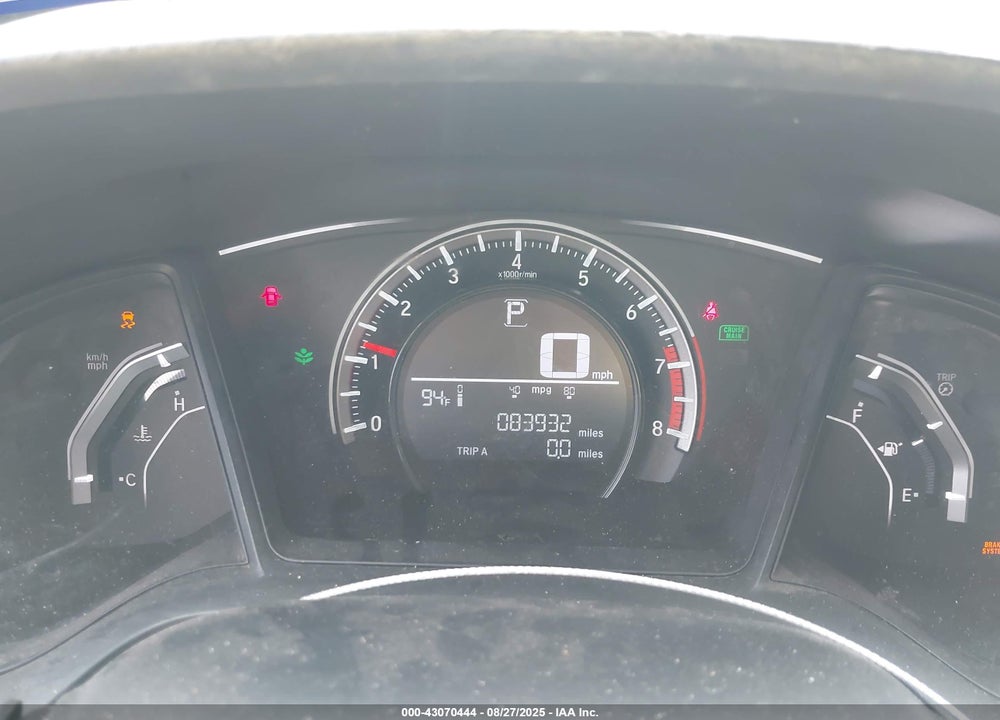 2016 HONDA CIVIC VIN: 19XFC2F57GE034048