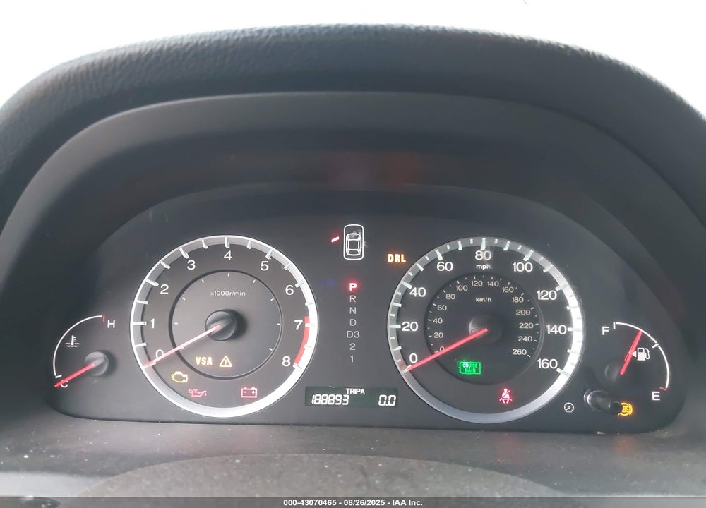 2009 HONDA ACCORD VIN: 5KBCP36819B002816
