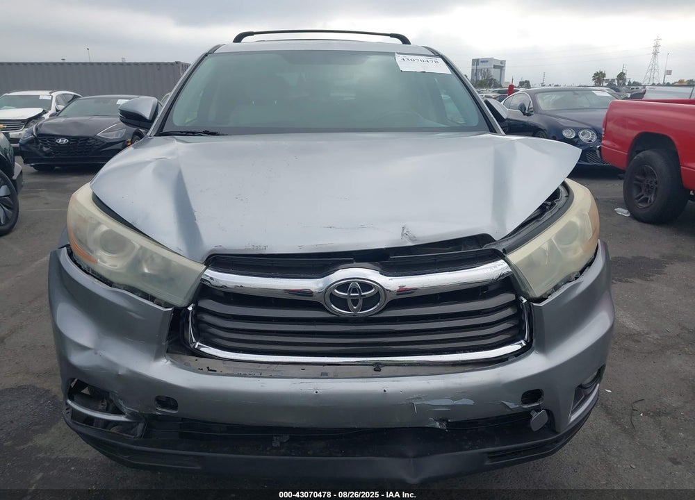 2015 TOYOTA HIGHLANDER VIN: 5TDZKRFH7FS061547
