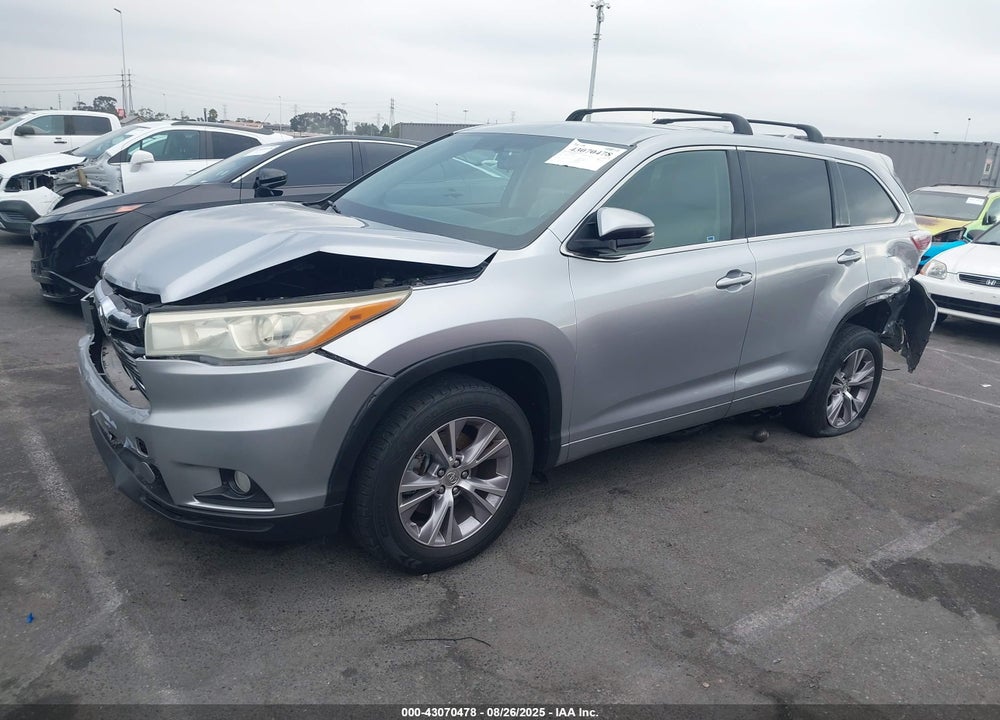 2015 TOYOTA HIGHLANDER VIN: 5TDZKRFH7FS061547