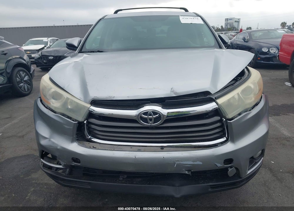 2015 TOYOTA HIGHLANDER VIN: 5TDZKRFH7FS061547