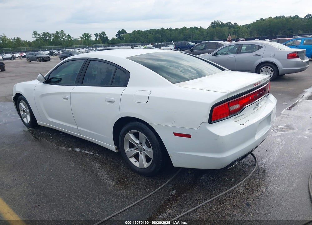 2012 DODGE CHARGER VIN: 2C3CDXBG0CH296615