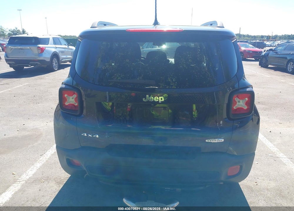 2016 JEEP RENEGADE VIN: ZACCJBBT4GPD77397