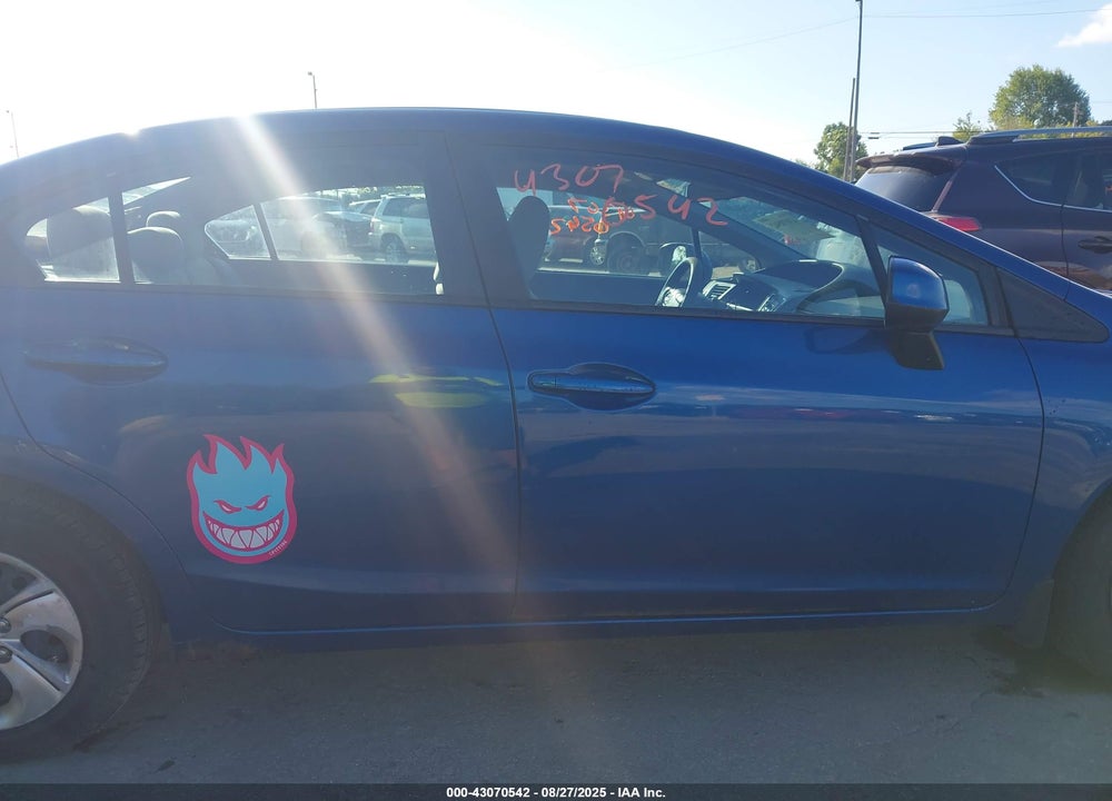 2013 HONDA CIVIC VIN: 19XFB2F52DE026440