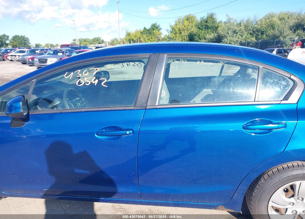 2013 HONDA CIVIC VIN: 19XFB2F52DE026440
