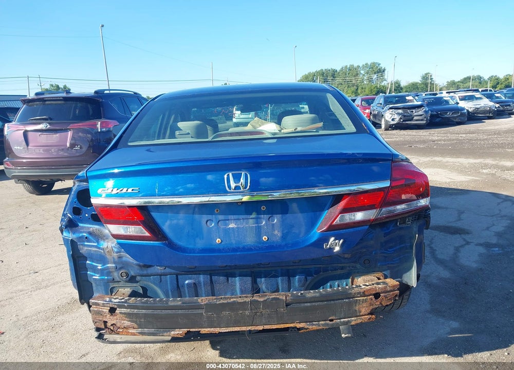 2013 HONDA CIVIC VIN: 19XFB2F52DE026440
