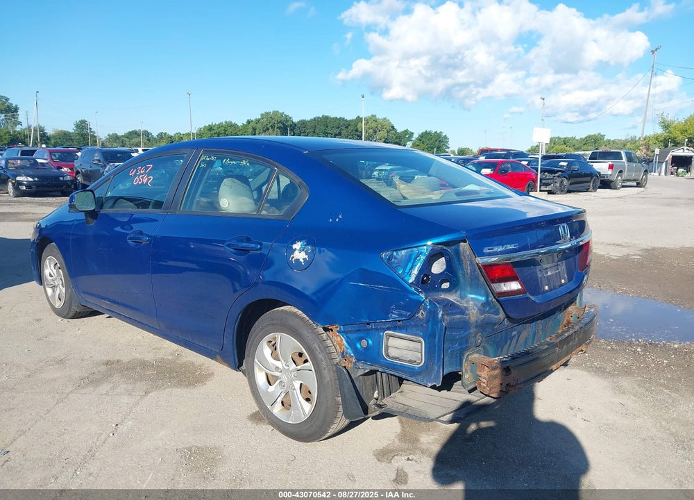 2013 HONDA CIVIC VIN: 19XFB2F52DE026440