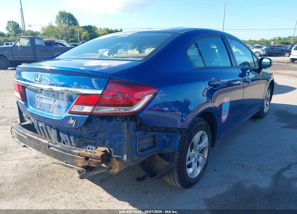 2013 HONDA CIVIC VIN: 19XFB2F52DE026440