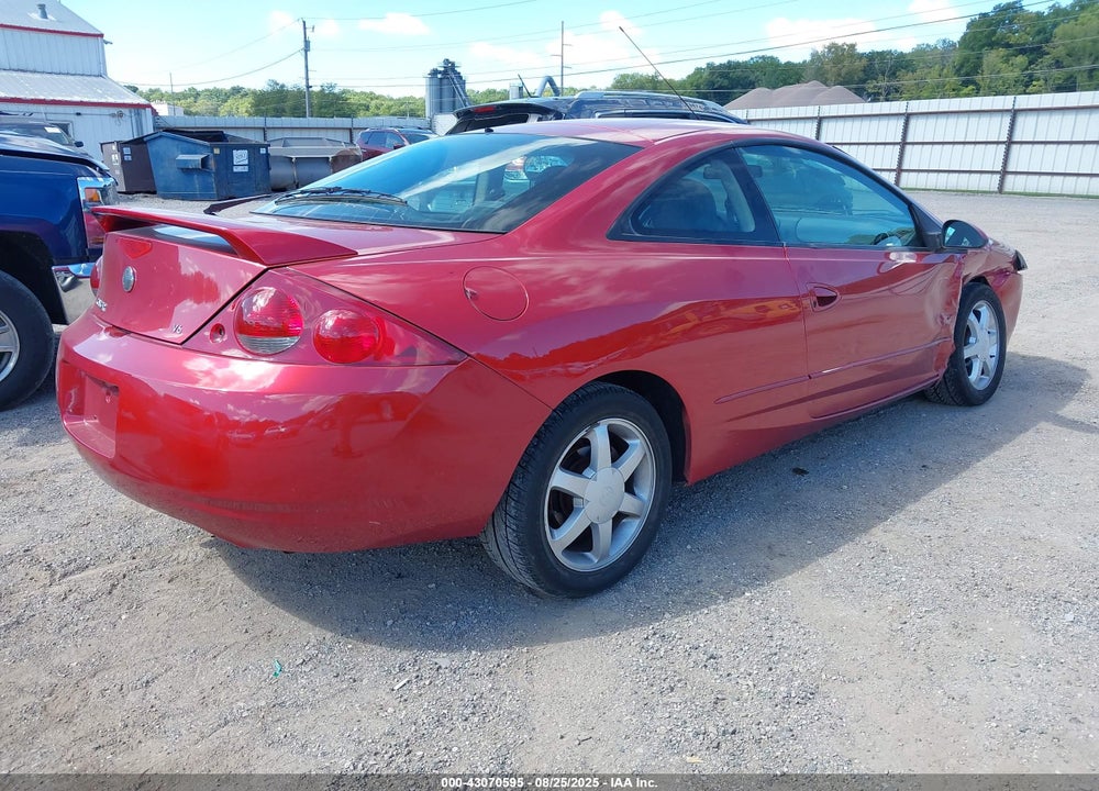 2000 MERCURY COUGAR V6 VIN: 1ZWFT61LXY5615322