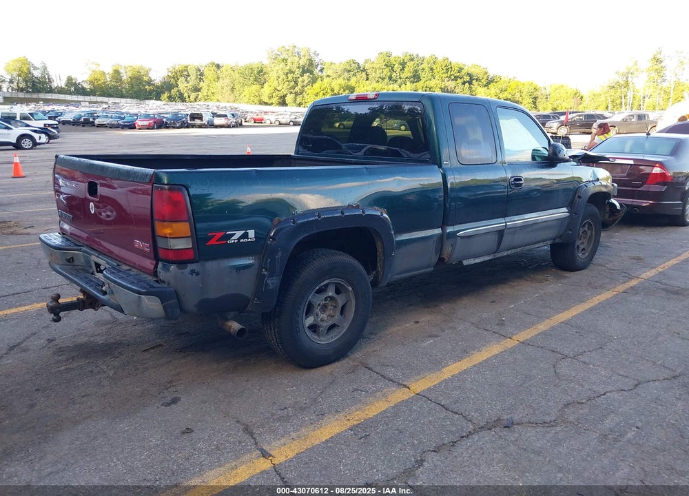 2004 GMC SIERRA 1500 SLE VIN: 2GTEK19T741110153