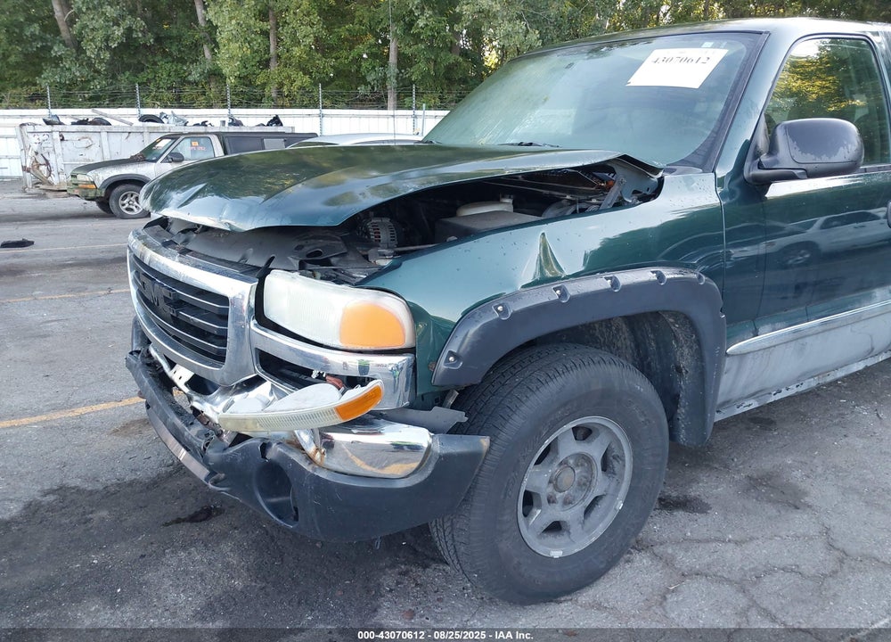 2004 GMC SIERRA 1500 SLE VIN: 2GTEK19T741110153