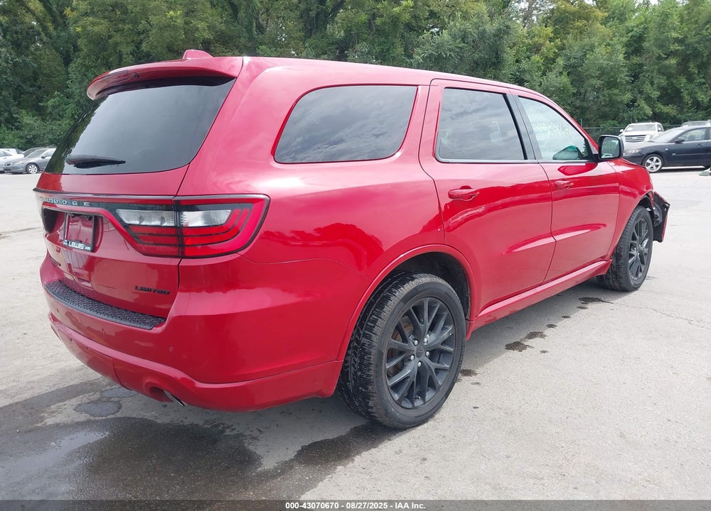 2016 DODGE DURANGO LIMITED VIN: 1C4RDJDG2GC486442